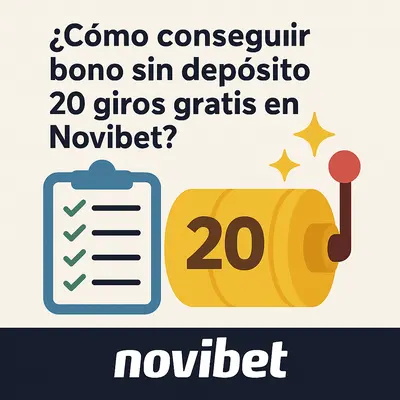 20 giros gratis en novibet
