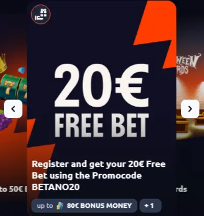 20 giros gratis en betano